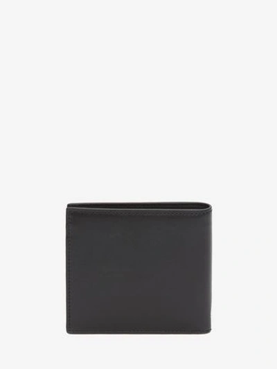 Shop Alexander Mcqueen Mcqueen Graffiti Billfold Wallet In Black/white