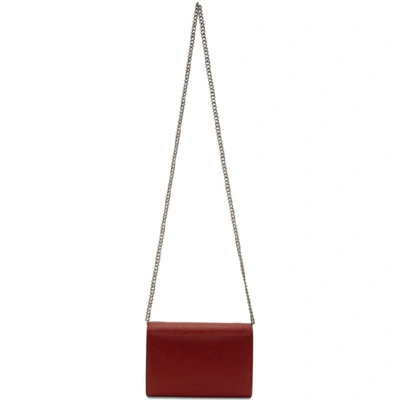Shop Gucci Red Mini Dionysus Wallet Chain Bag In 8990 Red