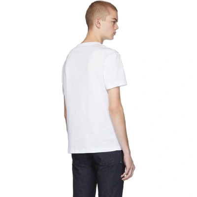 Shop Versace White Biggie T-shirt In A1001 White