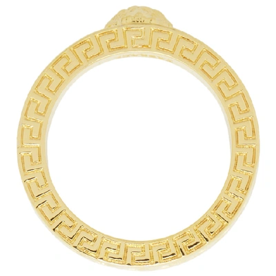 Shop Versace Gold Chain Band Ring In D00h Gold