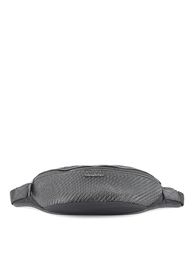 Shop Ermenegildo Zegna Nylon And Pelletessuta™ Belt Bag In Black