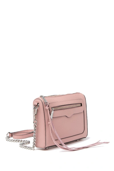 Shop Rebecca Minkoff Avery Leather Crossbody Bag In Vintage Pink