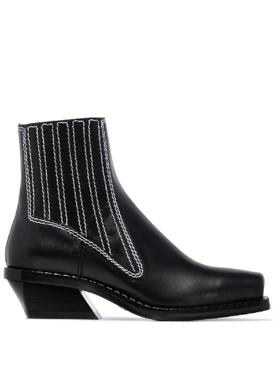 Shop Proenza Schouler Chelsea Ankle Boots In Black