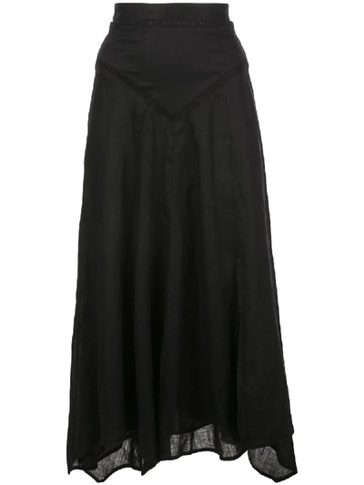 Shop Isabel Marant Étoile A-line Long Skirt In Black