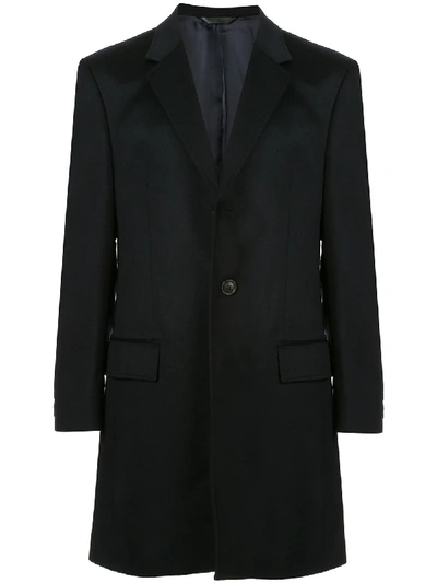 Shop Gieves & Hawkes Single-breasted Coat In Blue