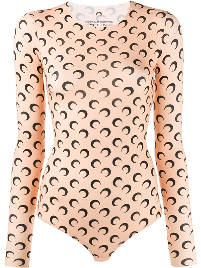 MARINE SERRE CRESCENT MOON BODYSUIT 