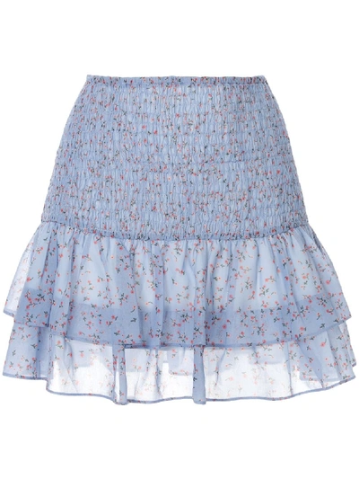 Shop We Are Kindred Amalfi Mini Skirt In Blue