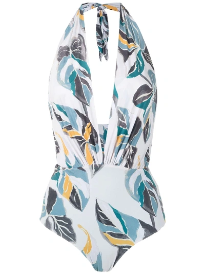 Shop Clube Bossa Deneuve Printed Swimsuit In Multicolour