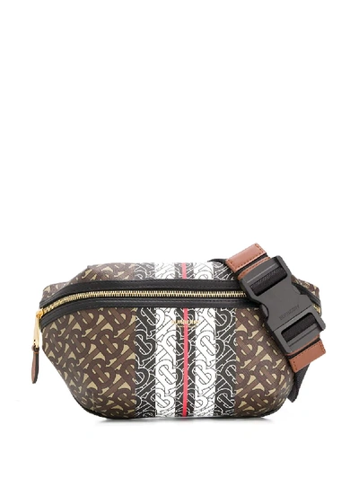 MEDIUM MONOGRAM STRIPE BELT BAG