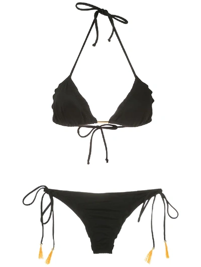 Shop Brigitte Kate E Paty Bikini Set In Black