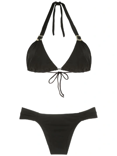 Shop Brigitte Marina E Mel Bikini Set In Black