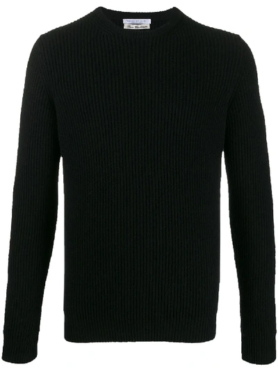 Shop Cenere Gb Cashmere Ribbed Jumper In Black