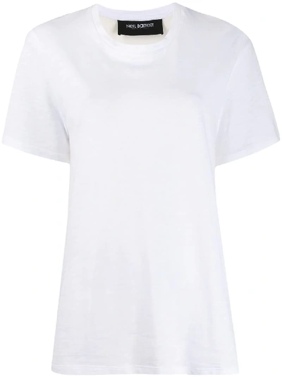 Shop Neil Barrett Panelled T-shirt In White