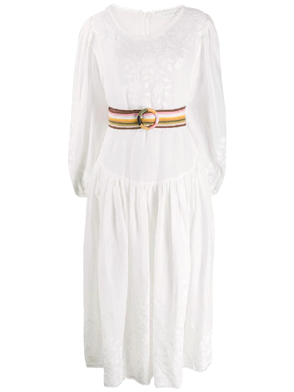 applique midi dress