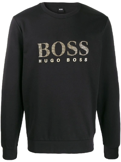 Shop Hugo Boss Printed Logo T-shirt In Black