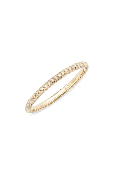Shop Ef Collection Diamond Eternity Band Ring In Diamond/ Yellow Gold