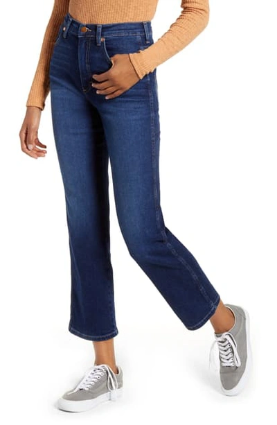 Shop Wrangler Heritage Straight Leg Jeans In Raven