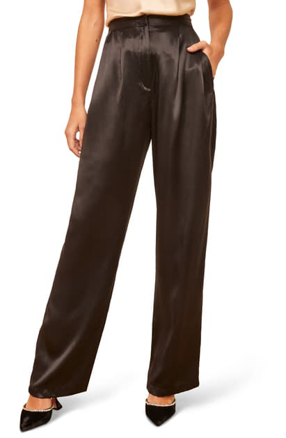 reformation velvet pants