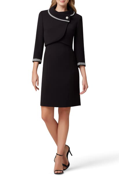 tahari sheath dress with jacket