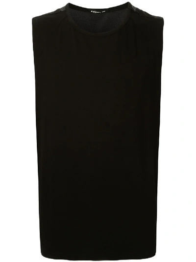 Shop Koral Muscle Brisa T-shirt In Black