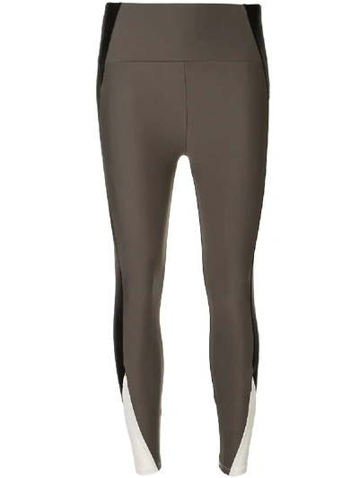 Shop Lanston Sport Side Panelled Leggings In Grey