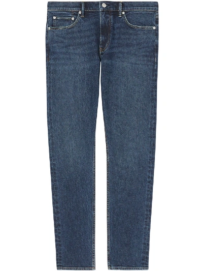 Shop Burberry Slim-fit Jeans In Blue