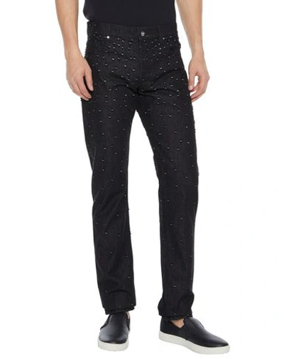 Shop Emporio Armani Man Jeans Black Size 36 Cotton