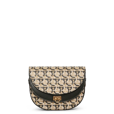 Shop Ferragamo Gancini Logo Cross Body Bag In Multi