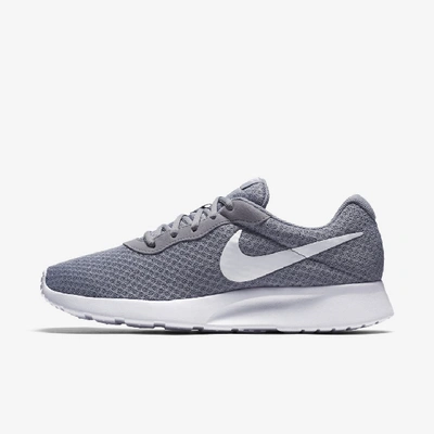 Shop Nike Tanjun Men's Shoe In Wolf Grey,white