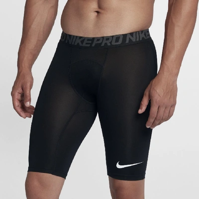 Shop Nike Pro Men's Training Shorts In Black
