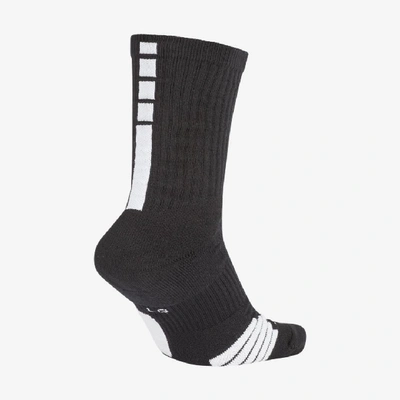 Shop Nike Unisex Elite Crew Basketball Socks In Black