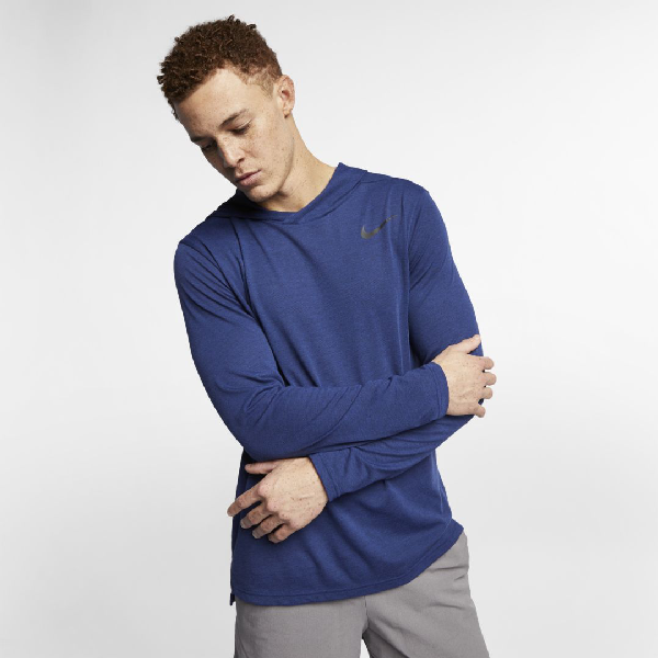 men's nike lightweight breathe hoodie