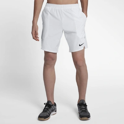Shop Nike Court Flex Ace Men's Tennis Shorts In White