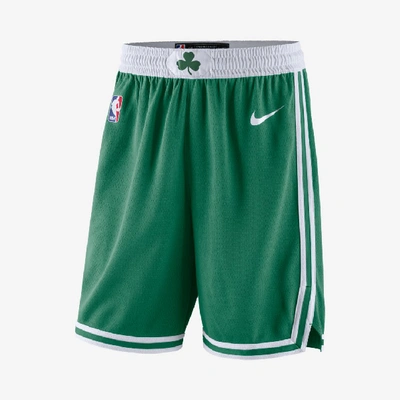 Nike Men's Kelly Green 2019/20 Boston Celtics Icon Edition Swingman Shorts In Green
