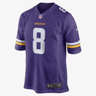 Shop Nike Nfl Minnesota Vikings Game Jersey Men's Football Jersey In Court Purple,white,gold