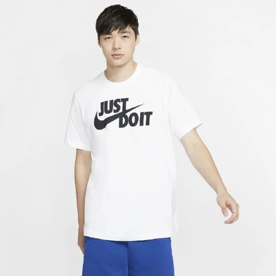 Shop Nike Men's  Sportswear Jdi T-shirt In White