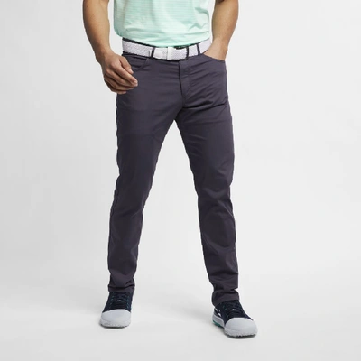 Shop Nike Men's Flex Slim Fit 5-pocket Golf Pants In Grey