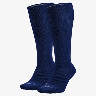 Shop Nike Performance Knee-high Baseball Socks (2 Pair) (college Navy) - Clearance Sale In College Navy,college Navy