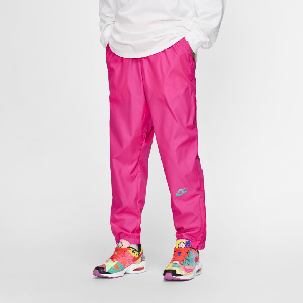 nike pink track pants