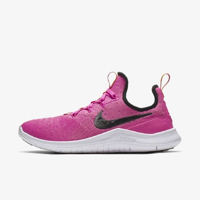 Shop Nike Free Tr8 Women's Gym/hiit/cross Training Shoe (laser Fuchsia) - Clearance Sale In Laser Fuchsia,white,black