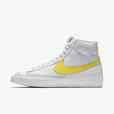 Shop Nike Blazer Mid '77 Vintage Men's Shoe (white) - Clearance Sale In White,opti Yellow