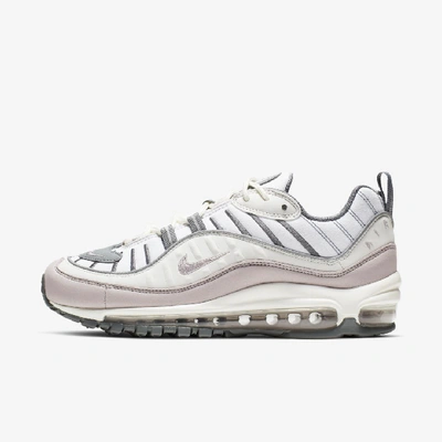 Shop Nike Air Max 98 Women's Shoe (summit White) - Clearance Sale In Summit White,cool Grey,reflect Silver,violet Ash