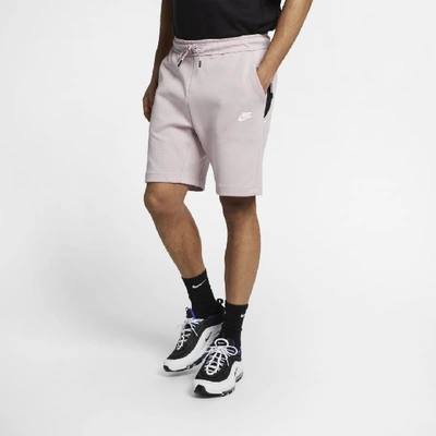 Shop Nike Sportswear Tech Fleece Men's Fleece Shorts In Plum Chalk