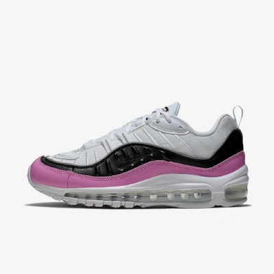 Shop Nike Air Max 98 Se Women's Shoe (white) - Clearance Sale In White,china Rose,black