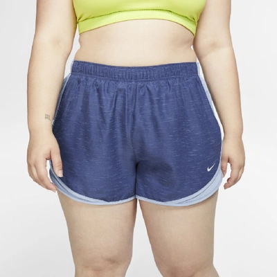 Shop Nike Tempo (plus Size) Women's 3" Running Shorts In Blue