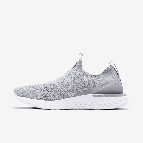 nike epic phantom react flyknit men's white