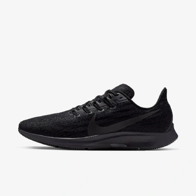 Shop Nike Air Zoom Pegasus 36 Men's Running Shoe (black) - Clearance Sale In Black,oil Grey,thunder Grey,black