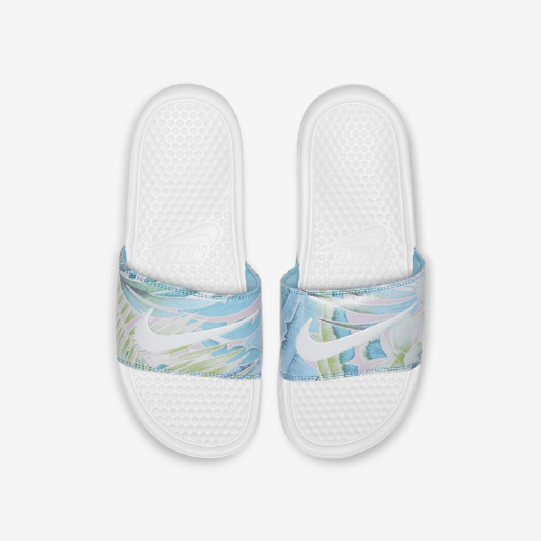 nike benassi slides floral