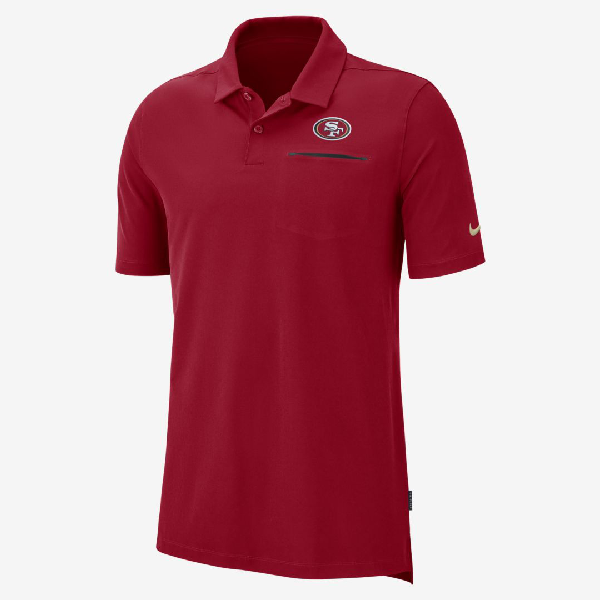 49ers nike polo