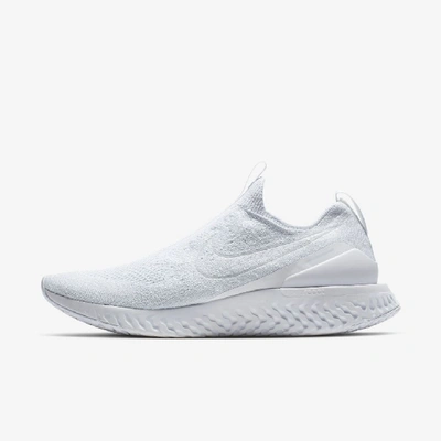 Nike Epic Phantom React Flyknit Men's Running Shoe In White | ModeSens